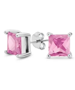 Brilliant Princess Earrings (Pink)